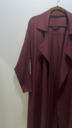 بالطو عنابي