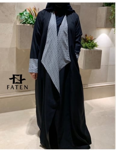 عباية كحلي ربيعي