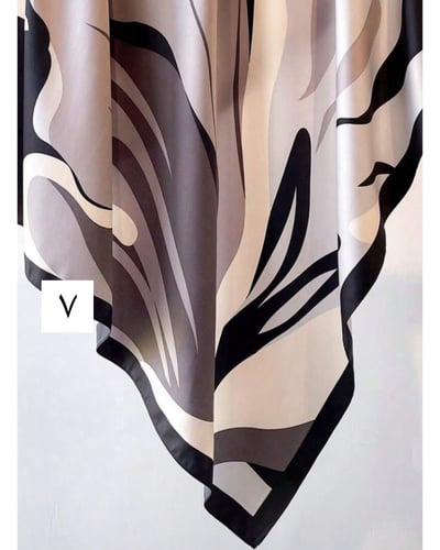 سكارف مع بندانة