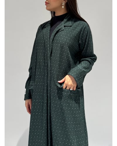 بالطو سفر زيتي ربيعي