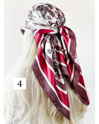 سكارف مع بندانة