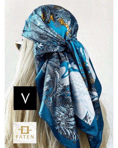 سكارف مع بندانة