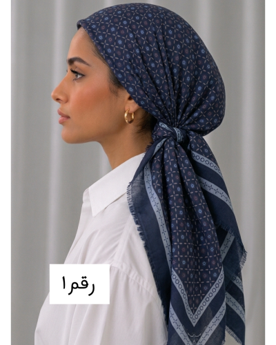 Square scarf 110 cm + separate headband