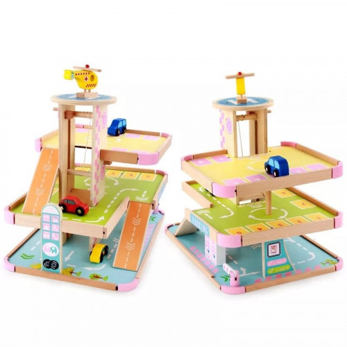 مضمار السيارات الخشبي