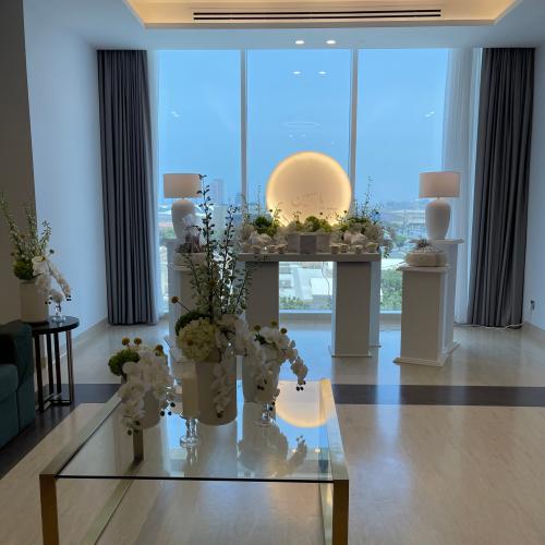 بكج اللوحة المضيئة ورد طبيعي