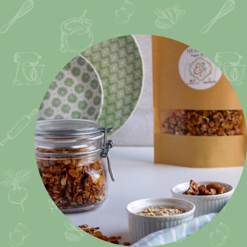 جرانولا بالجوز والزبيب 300 جرام