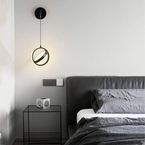 جداري مودرن اسود مودرن بسلك اسود طول 2 مت