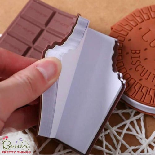 نوت بوك- شوكولاتة وبسكويت- السعر للحبة