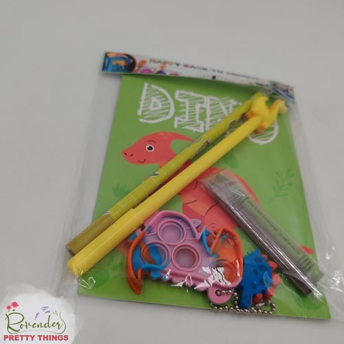 دفتر تلوين بملحقاته-ديناصورات