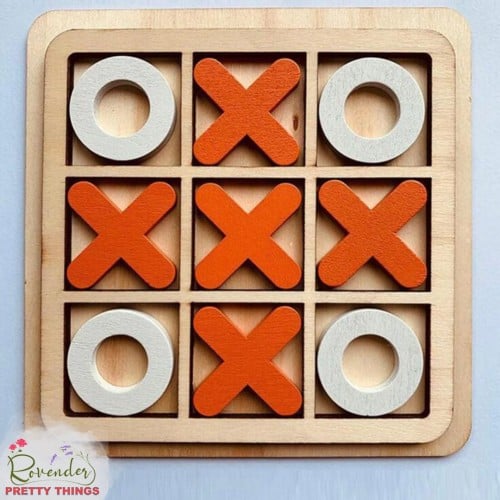 لعبة xo- خشب