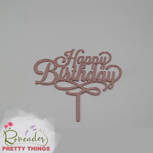 تغريسة عيد ميلاد روز قولد