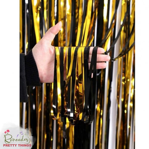 ستارة حفلات- أسود مع ذهبي