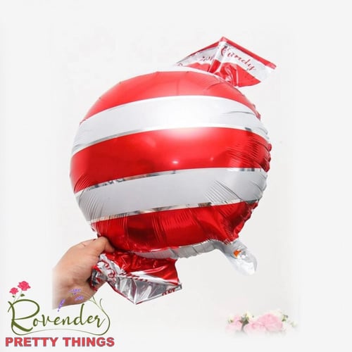 بالون هيليوم_حلاوة العيد(أحمر)