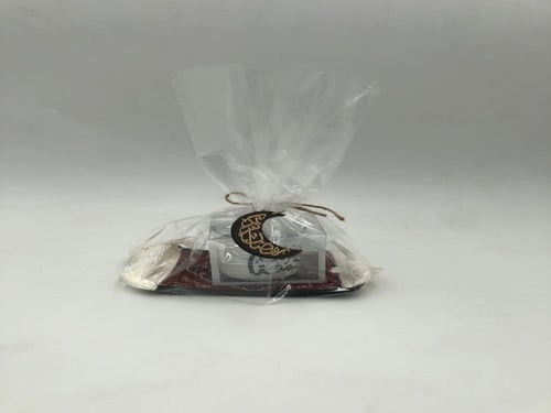 فنجان رمضان يجمعنا+ كوستر(قماش)