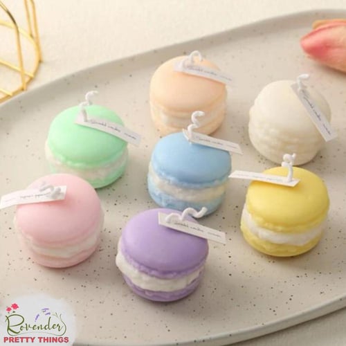 شموع الماكرون- 12 حبة