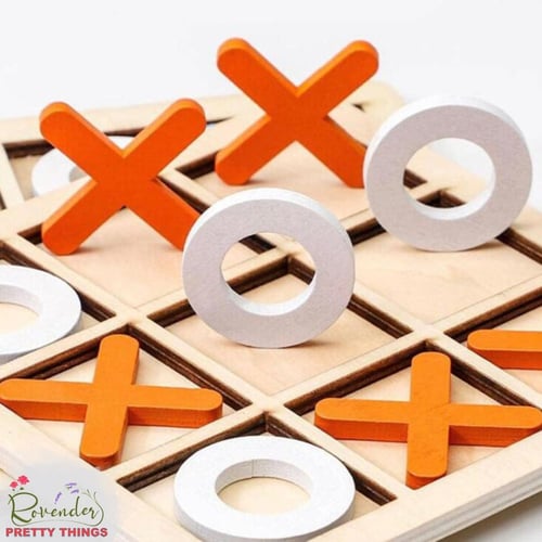 لعبة xo- خشب