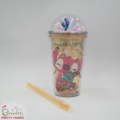 كوب بمصاصة - stitch (الحبة)