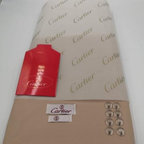 عرض خاص 1: قماش كارتير صيفي لون بيج + لون رمادي