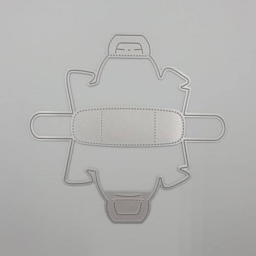 قالب قطع بوكس مستطيل