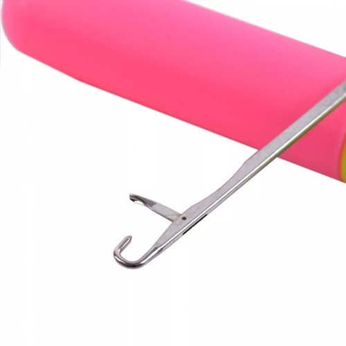 ابرة هوك سنارة لعمل ضفاير الكورشيه طول 15 سم