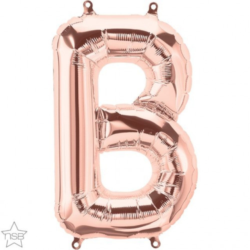 FOIL SMALL LETTER ROSEGOLD (عدد 5 قطع) B