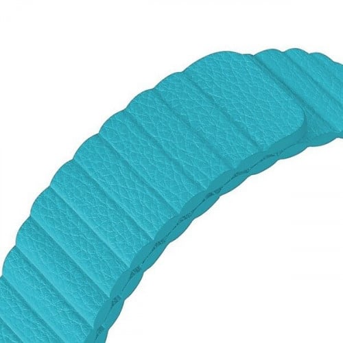 سوار ساعة ابل مقاس 42/44 | جلد بقفل مغناطيسي اللون...