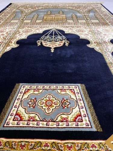 سجادة حرير بلجيكية فاخرة كبيرة سميكة