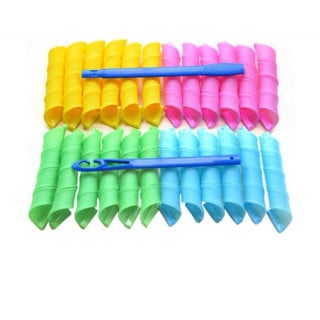 Curlformers لفافات لتمويج الشعر بدون حرارة 18 قطعه...