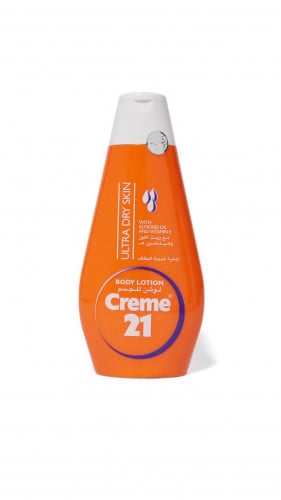 لوشن21 للجسم بزيت اللوز وفيتامين E-احجام