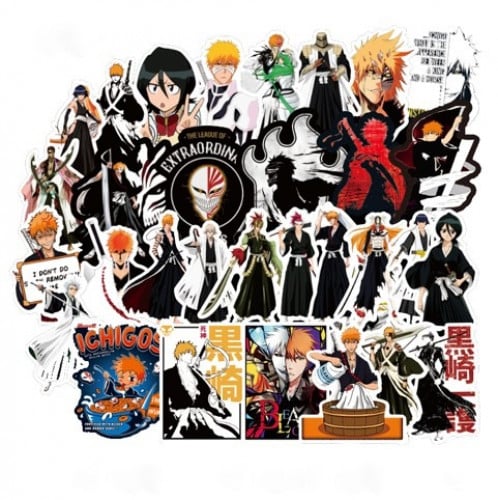 ستيكرات شخصيات أنمي بليتش 50 قطعة