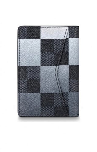 LV Pocket Organizer/ Black White