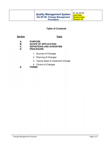 ISO 9001 Kit - Change Management