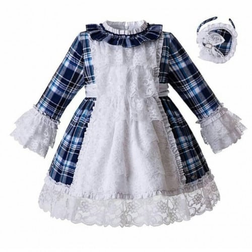 فستان بنات أسباني مع طوق شعر