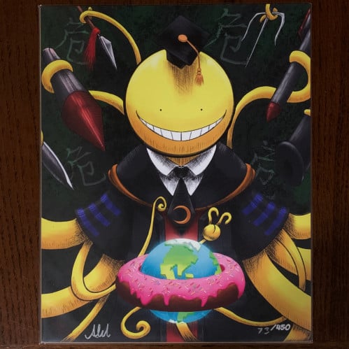 Assassination classroom Signed Art print