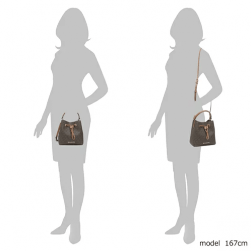 شنطة ميني بوكيت سيري لوقو بني مايكل كورس