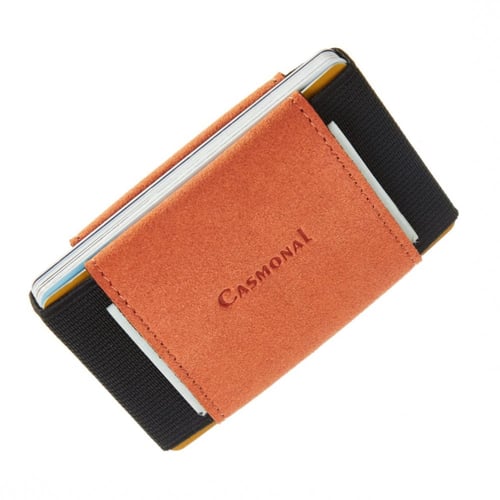 محفظة بطاقات كاسمونال casmonal - برتقالي / اسود