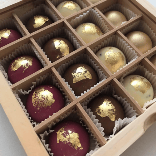 10 ورقات ورق ذهب (لوسLoose) 8*8 سم