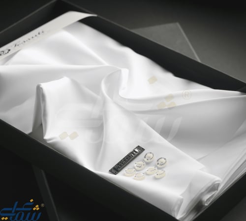 قماش تيسوتي ابيض