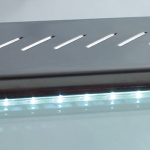 ثلاجة عرض حلويات 2 رفوف اضاءة LED سعة 370 ليتر مود...