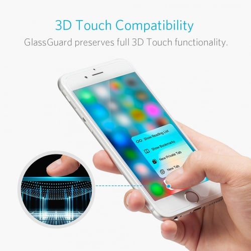 حماية زجاج للشاشة الأمامية شفاف أنكر ايفون 7-8 و 7...