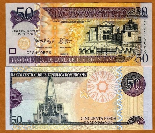 الدومينيكان فية 50 بيزو أنسر