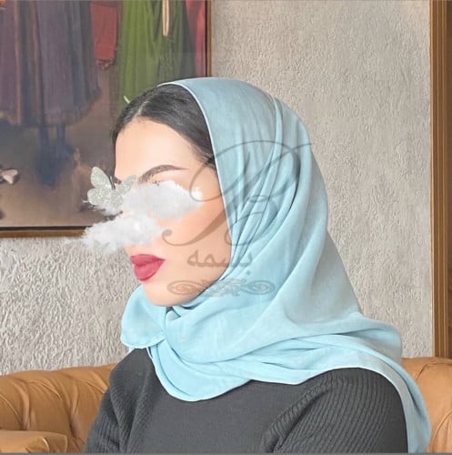 طرحه بوال ساده طبقتين الوان سماوي الطول 200 العرض...