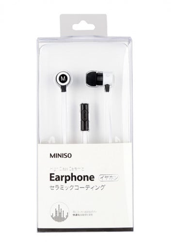 سماعة سيراميك سلكية بتصميم بسيط ( ابيض )