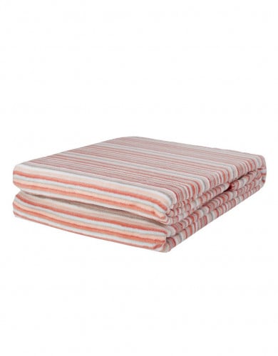 بطانية قطنية مفرد Brivo لون وردي