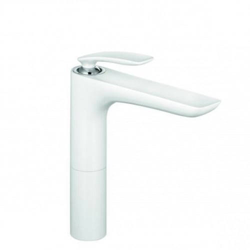 خلاط مغسله ابيض كروم 23سم مرتفع 522969175 KLUDI GE...