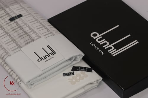 قماش دنهل ابيض أوكريمي 2021