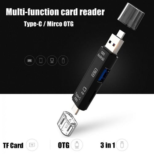 قارئ بطاقة 5 في 1 متعدد الوظائف لأجهزة الكمبيوتر و...