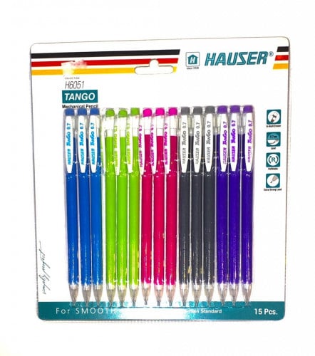 15 قلم ضغاط , 5 الوان مع مساحة هوزر المانيا