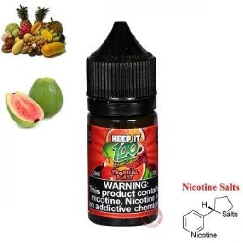 نكهة سولت فواكه استوائية جوافة Keep It 100 Tropica...