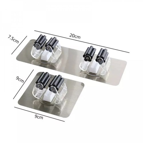 علاقتين لاصقة لعصا المكنسة والممسحة 20X7.5cm